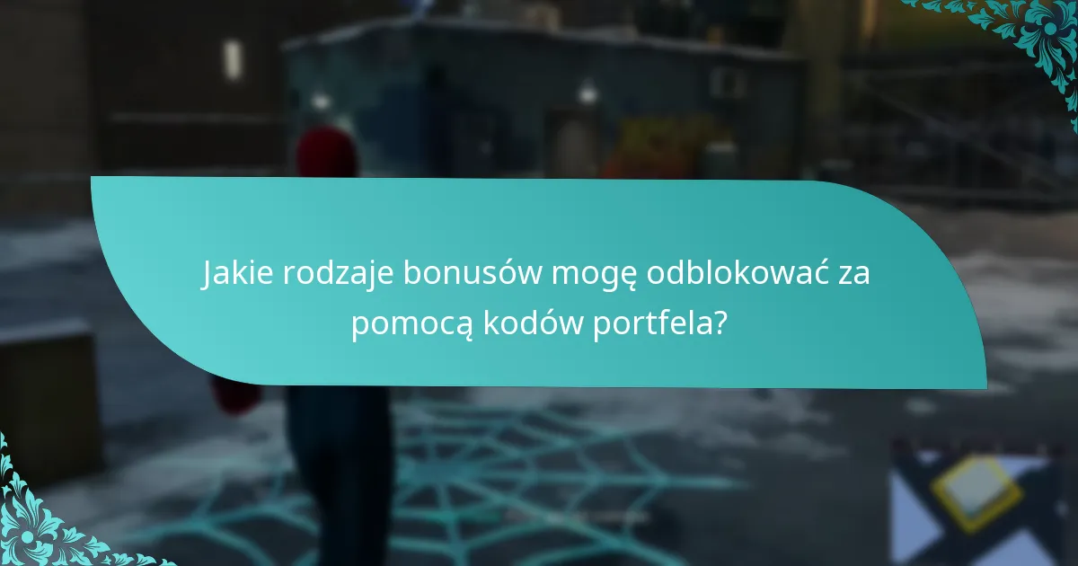 Jakie są najczęściej zadawane pytania dotyczące kodów portfela?